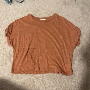 Altrd state fall orange flowy top